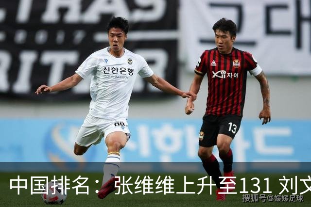 中国排名：张维维上升至131 刘文博曾莉棋飞跃